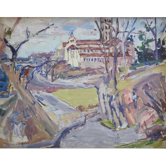 Framed Original Painting Titled ‘Mission Hill’ For Sale - Image 4 of 10