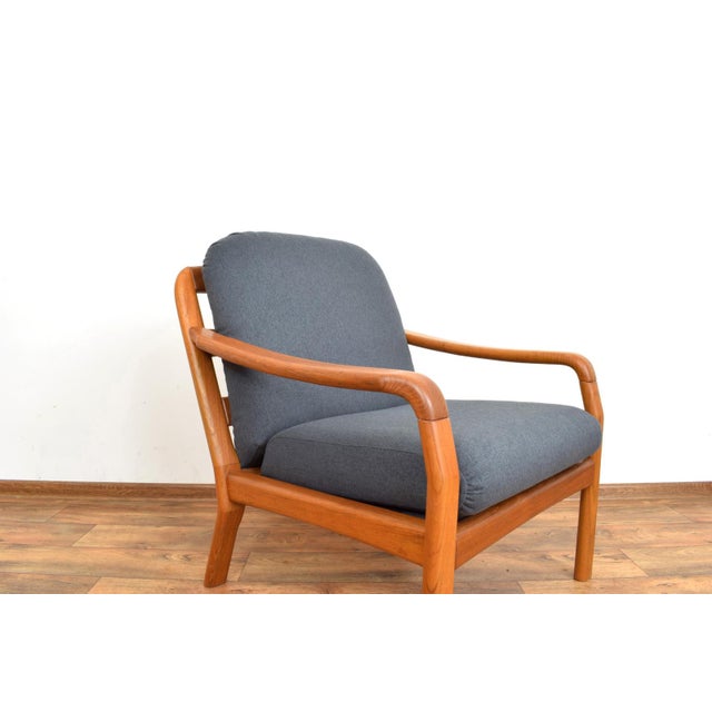 Brown Mid-Century Modern Danish Teak Chair from Dyrlund, 1970s For Sale - Image 8 of 11