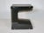 Space Age Vinyl Stand in Smoked Acrylic Glass, 1970s For Sale - Image 4 of 16