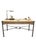 A beautiful vintage light tan and steel 3 drawer writing desk by Jay Spectre for Century. The desk features 3 pull out...