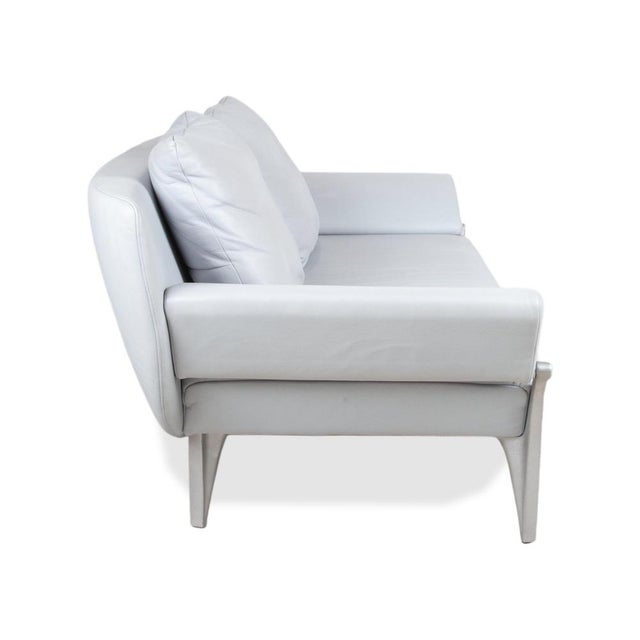 Leather 1600 Two-Seater Sofa with Manual Function from Rolf Benz For Sale - Image 10 of 13