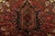 Heriz Rug 9’11” X 12’9” Red Wool Vintage Traditional Hand-Knotted Carpet For Sale - Image 9 of 15