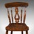 Wood Set of 4 Antique Station Chairs, English, Country House Kitchen, Seat, Victorian For Sale - Image 7 of 10