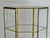 Late 20th Century Glass and Brass Three Tier Display Stand For Sale - Image 4 of 7