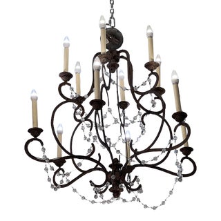 Niermann Weeks 12 Light Avignon Chandelier For Sale