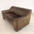 Dimensions: H 29” x W 54.5” x D 34.5” x SH 16.5” Vintage Buffalo brown leather two-seater sofa from De Sede, model DS 44....