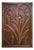 Copper Flower Relief Wall Sculpture For Sale