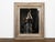 A Dutch rectangular mirror from the early 19th century with silver leaf décor, carved frame and beveled mirror plate....