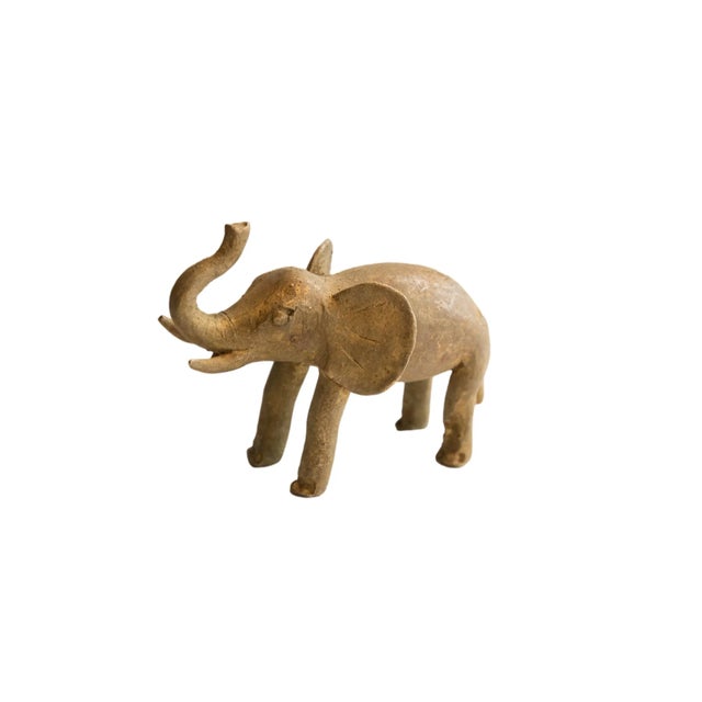 Vintage African Elephant Sculpture For Sale - Image 9 of 9
