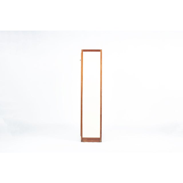 1960s Mahogany and Beige Panel Wardrobe by André Sornay, France, 1960s For Sale - Image 5 of 11