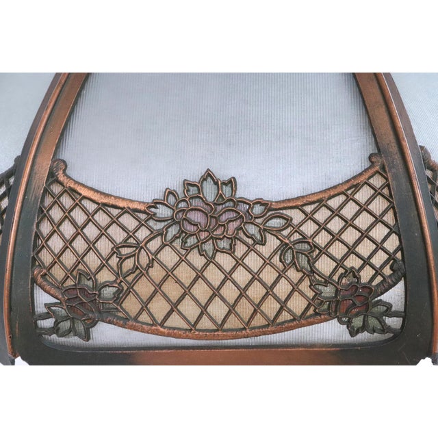 Mid 20th Century Mid 20th Century Art Nouveau Bronze Bradley & Hubbard Table Lamp For Sale - Image 5 of 9