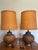 Mid-Century Modern 1970s Royal Haeger Orange Texture Globe Lamps - A Pair For Sale - Image 3 of 18