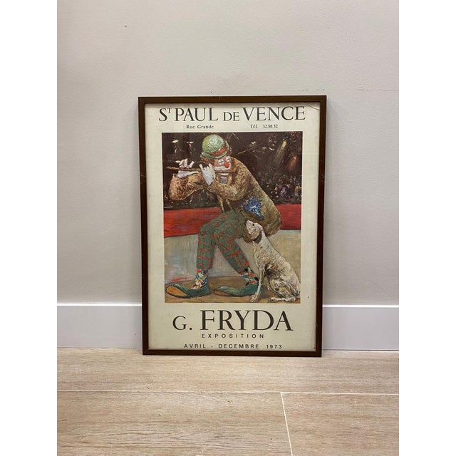 Saint Paul de Vence Exhibition Posters by Giuseppe Fryda, 1972-3, Framed, Set of 2 For Sale - Image 4 of 18