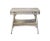 Antique two tiered wood and stick wicker table, A vintage creamy, off white, high gloss finish. Some surface wear on the...