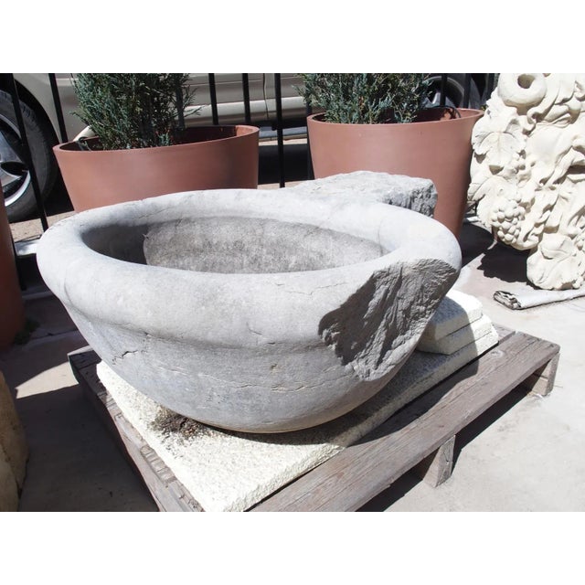 Salvaged from the garden of an Italian villa, this marble basin was hand-carved in the early 1900’s and most recently used...