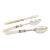 Late 19th CenturySilver-Plate Mother of Pearl Dinnerware - Set of 3 For Sale