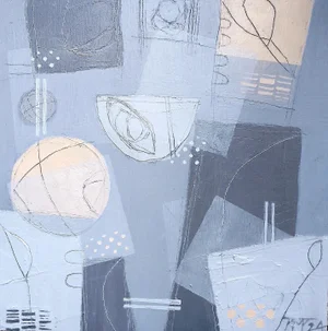 April Interior I. Abstract Painting by Patricia McParlin
