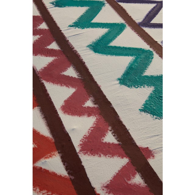 "Zig Zag Sketch" Large Abstract Painting by Simon Findlay For Sale - Image 16 of 18