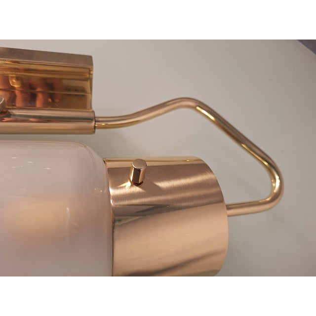 Mid-Century Modern LP10 Bidone Wall Light in Brass by Luigi Caccia Dominioni for Azucena, 1990s For Sale - Image 3 of 10