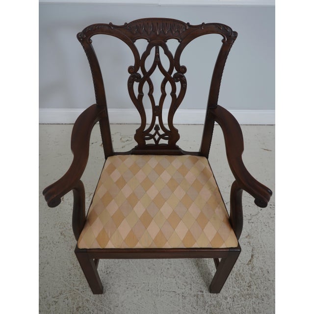 Age: Approx: 40 Years Old Details: Solid Mahogany Fine Carved Details High Quality Construction Slip Seats Chippendale...