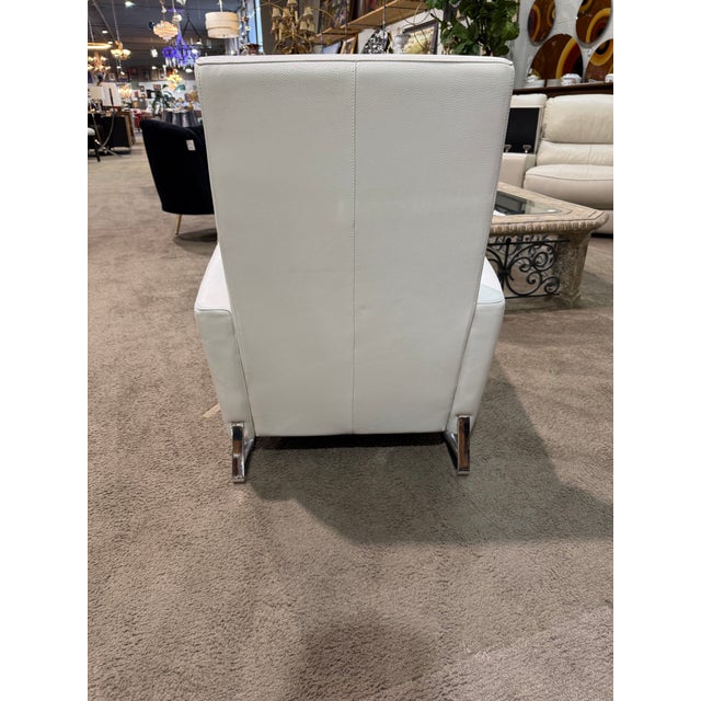 Contemporary American Leather "Nico" Manual Recliner For Sale - Image 3 of 6