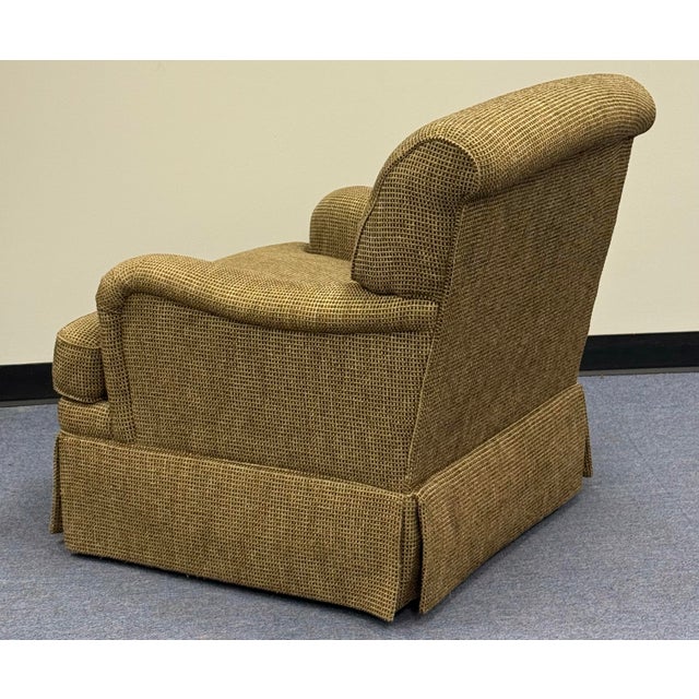 Late 20th Century Sherill Furniture Swivel Club Chairs - A Pair For Sale In New York - Image 6 of 12