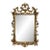 Vintage Large Gold Chinoiserie Wall Mirror For Sale