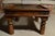 Antique Spanish Gothic Style Side Table Iron Lattice Textured Glass Top Large For Sale In Chicago - Image 6 of 9