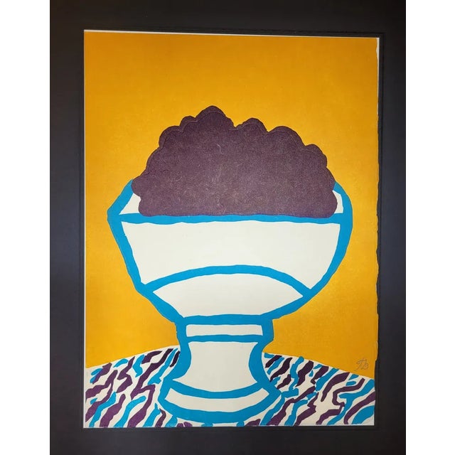 Fernand dubuis (1908 - 1991) song of the sun vi, 1970 original lithograph on arches vellum from the book "le cantique du...