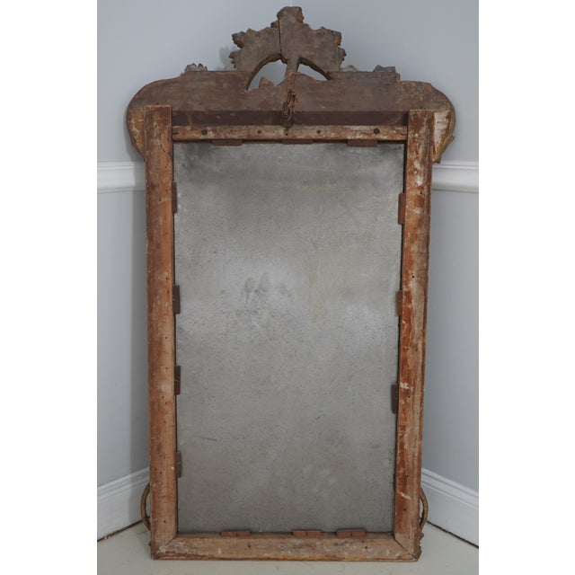 Antique Victorian Gold Gilt Grapevine Carved Mirror For Sale - Image 10 of 11