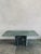1970s Postmodern Green Marble Dining Table With Fluted Base For Sale - Image 13 of 14