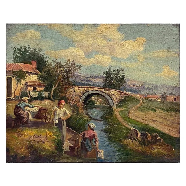 Country scene - Pietro Colonna Italia 2008 - Oil on board cm. 30x40