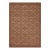Chris Loves Julia x Loloi Judy Natural / Spice 18" x 18" Sample Rug For Sale