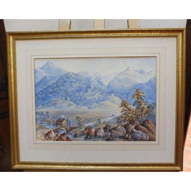 Monogrammed AM, The Glen, 1863, Watercolour For Sale - Image 4 of 14