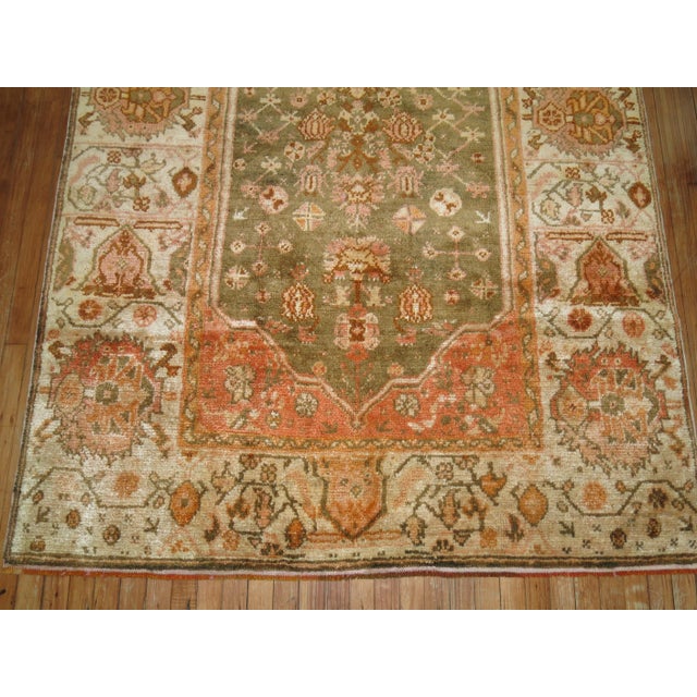 Antique Zabihi Collection Angora Oushak Rug - 5'4" x 7'1" For Sale - Image 9 of 9