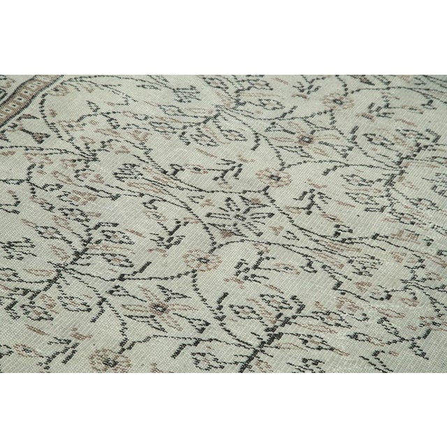 Vintage Handmade Overdyed Rug For Sale - Image 5 of 7