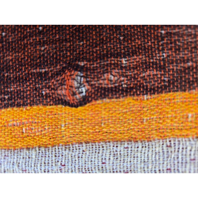 Hand Woven Color Block Silk & Wool Throw by Neeru Kumar for Pavo For Sale - Image 11 of 11