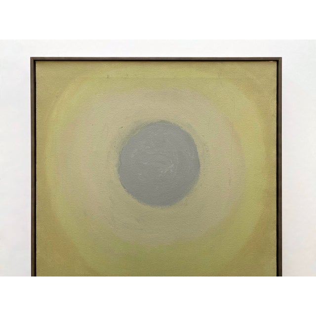 This Julius Shaier rare vintage 1991 " Provincetown Moon Seascape " original signed one of a kind Modernist custom framed...