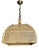 Rattan Cane Pendant Light, 1970s For Sale