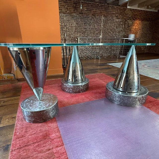 2010s Custom Desk From Airplane Spinners For Sale - Image 5 of 7