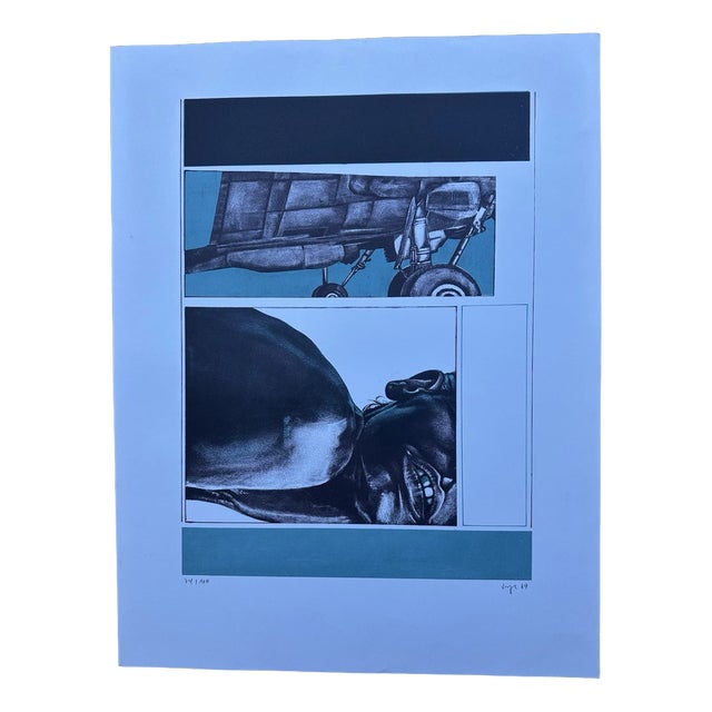 Sorge Peter, 74/100, 1969, Color Serigraph For Sale
