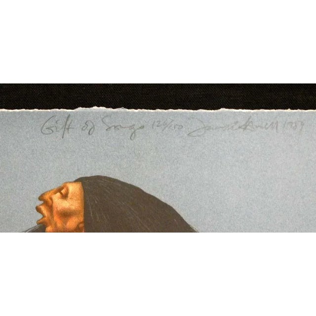 "Gift of Songs" by Frank Howell Original Limited Edition Lithograph on paper Hand signed &Titled by the artist Art Size:...