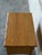 Solid Oak Small Two-Drawer Dresser With Sculpted Fronts and Turned Legs Traditional Vintage 1970s For Sale In Los Angeles - Image 6 of 9