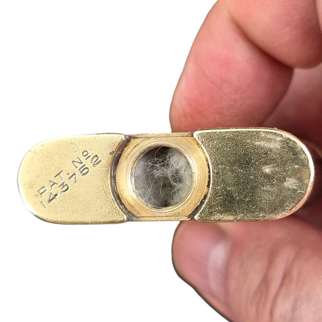 Gold-Plated B Straight-Arm Petrol Lighter from Dunhill, 1920s For Sale - Image 10 of 12