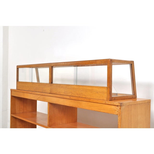 Vintage Display Cabinet in Oak by Minks, 1920s For Sale - Image 6 of 16