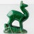Art Deco Saint-Clément Emerald Green Ceramic Deer Sculpture by Charles Lemanceau, France, 1930s For Sale - Image 4 of 10