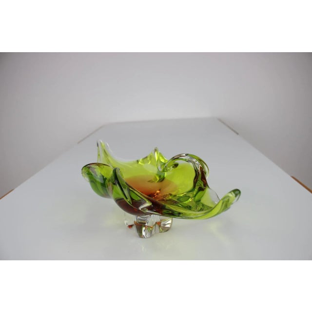 Mid-Century Glass Bowl by Josef Hospodka, 1960s For Sale - Image 4 of 7