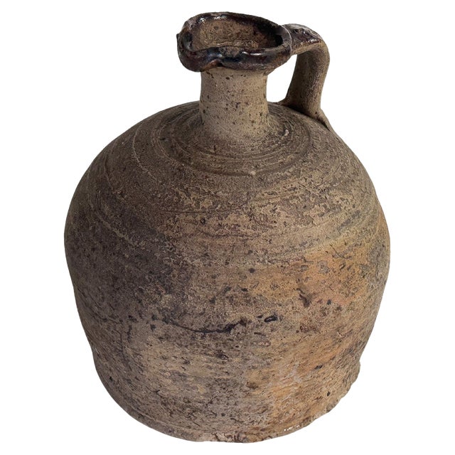 Japanese Style Stoneware Pottery Jug, France, 19th Century For Sale