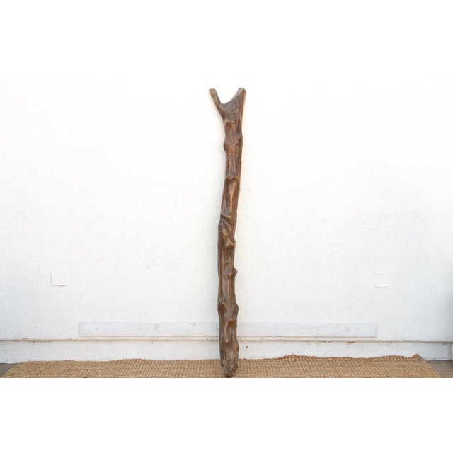 Brown Escarpment Totem, 81" Tall African Ladder For Sale - Image 8 of 10