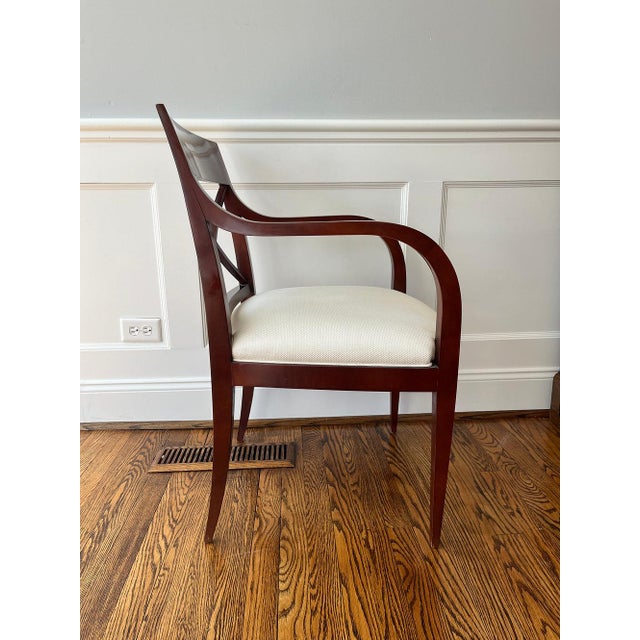 Late 20th Century Pair of "Archetype X" Chairs by Baker Furniture For Sale In Nashville - Image 6 of 9
